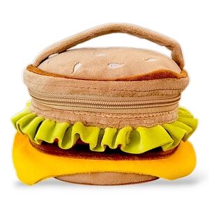 Cheeseburger Zipper Clutch
